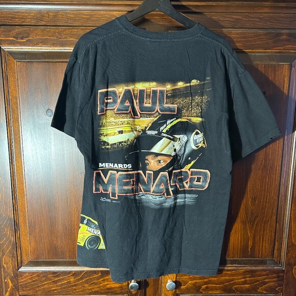Paul Menard NASCAR T-Shirt Chase Authentics Black Size L – Double-Sided Graphic - Picture 2 of 3